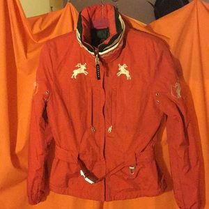 Vintage Bogner ski coat red reindeer size 4